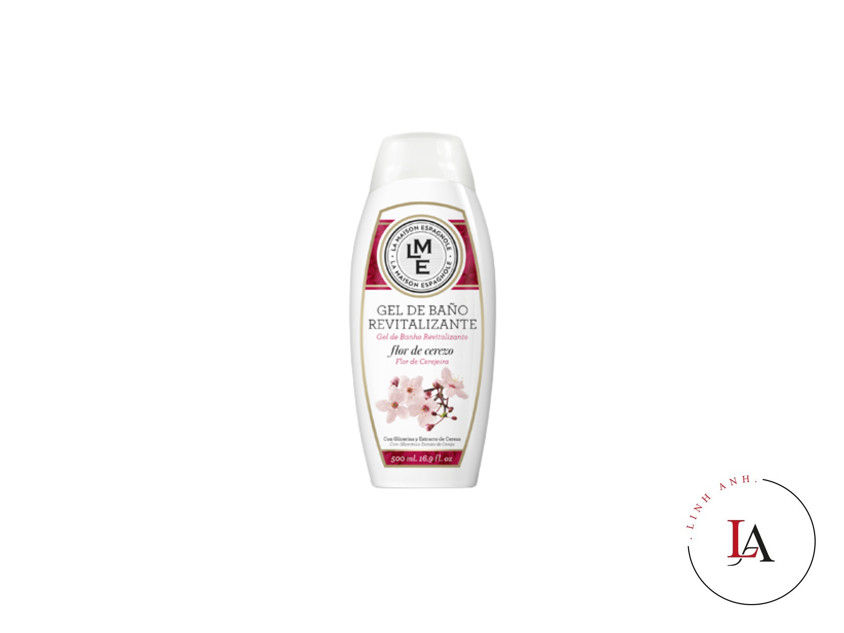 Gel tắm Babaria LME tinh chất hoa anh đào 500ml